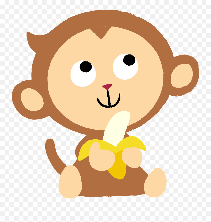 Monkey Eating A Banana Clipart - Angel Tube Station Emoji,Emojis Eating Banana