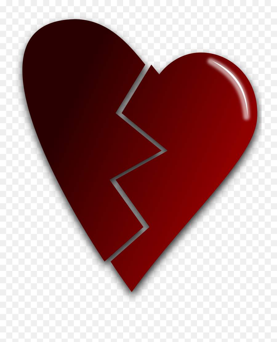 Download Broken Heart Free Png Transparent Image And Clipart - Broken Heart Clip Png Emoji,Heartbreak Emoji