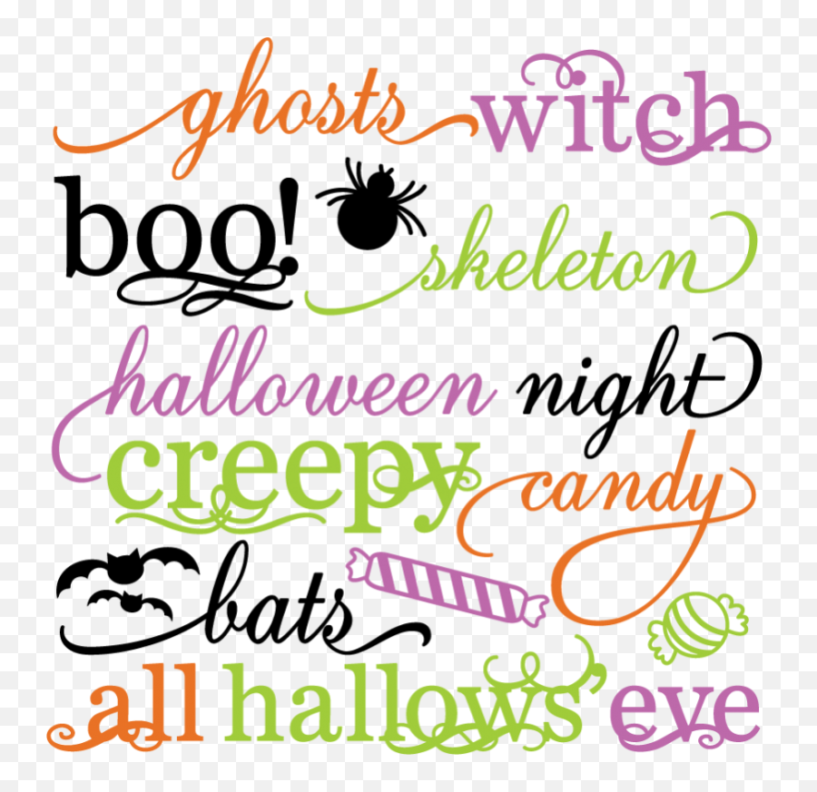 360 Halloween Clip Art Ideas Halloween Clipart Halloween - Halloween Words Svg Emoji,Halloween Text Emoji Art
