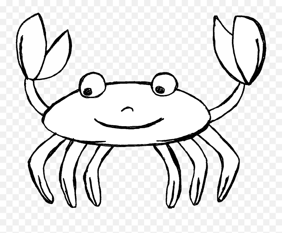 Blue Crab Clip Art Singosaren - Clipartix Black And White Crab Clipart Emoji,Crab Emoji