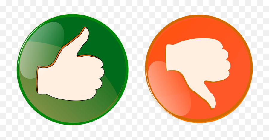Right Wrong Button Thumbs - Thumbs Up Thumbs Down Png Emoji,Thumbs Up And Thumbs Down Emoticons