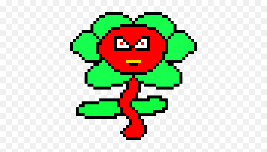 Pixel Art Gallery - Flowey Undertale Emoji,Hitmarker Emoticon