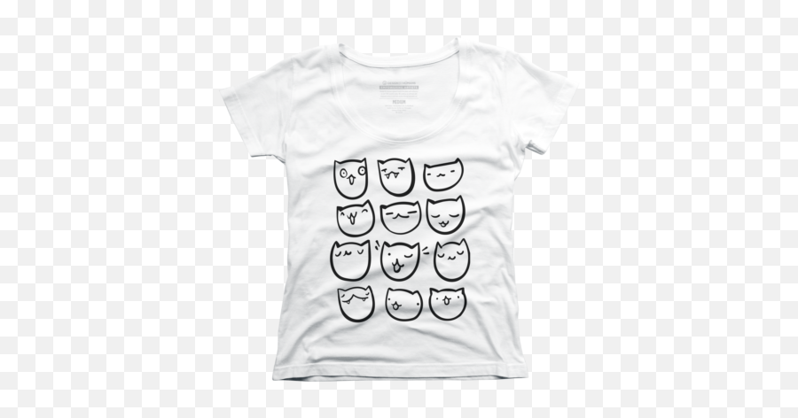 Comic Womenu0027s Scoop Neck T - Shirts Design By Humans Short Sleeve Emoji,Mickey And Minnie Disney Emojis