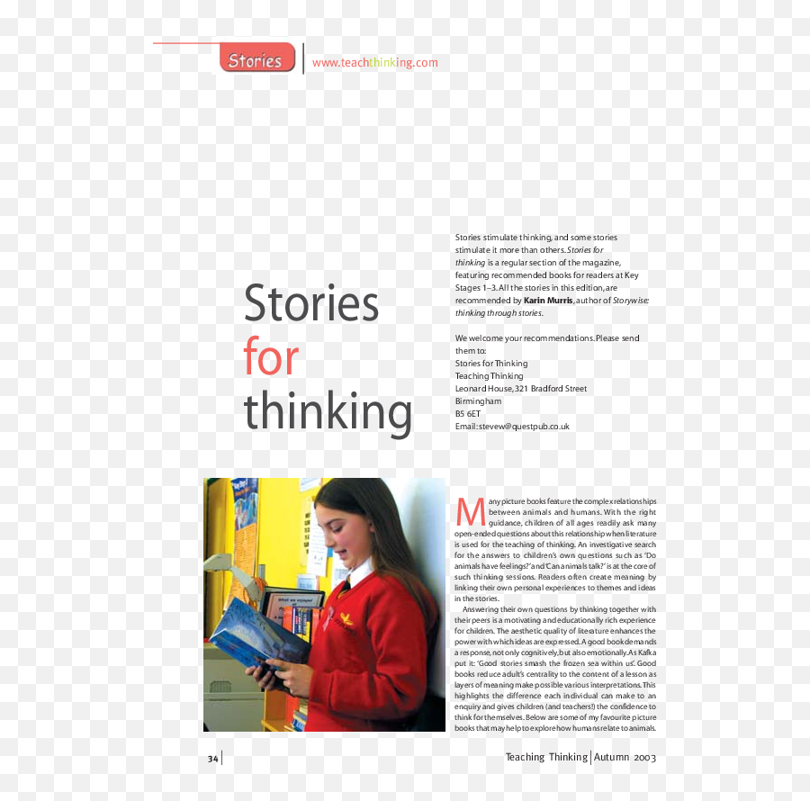 Pdf Stories For Thinking Issue 12 Professor Karin Murris - Screenshot Emoji,My Step Dad Thinks Animals Have Human Emotions