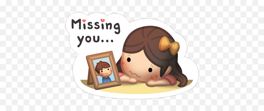 Pin On Girl Fishing - Missing You Quotes With Cute Cartoon Emoji,Cute Paragraphs For Him With Emojis