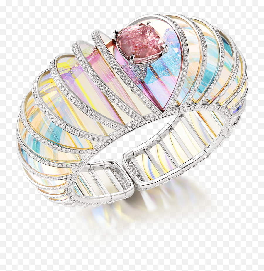 Boucheron - High Jewelry Collection Carte Blanche Holographique Jewellery Emoji,Emotion Bracelet Colors