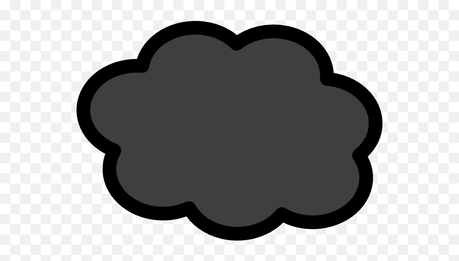 Clip Art - Smoke Cloud Clipart Transparent Emoji,Stormcloud Emoticon