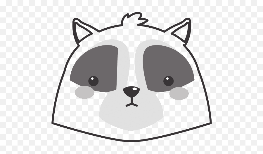 Raccoon Head Raccoon Head - Canva Emoji,Raccoon Emoji Icon