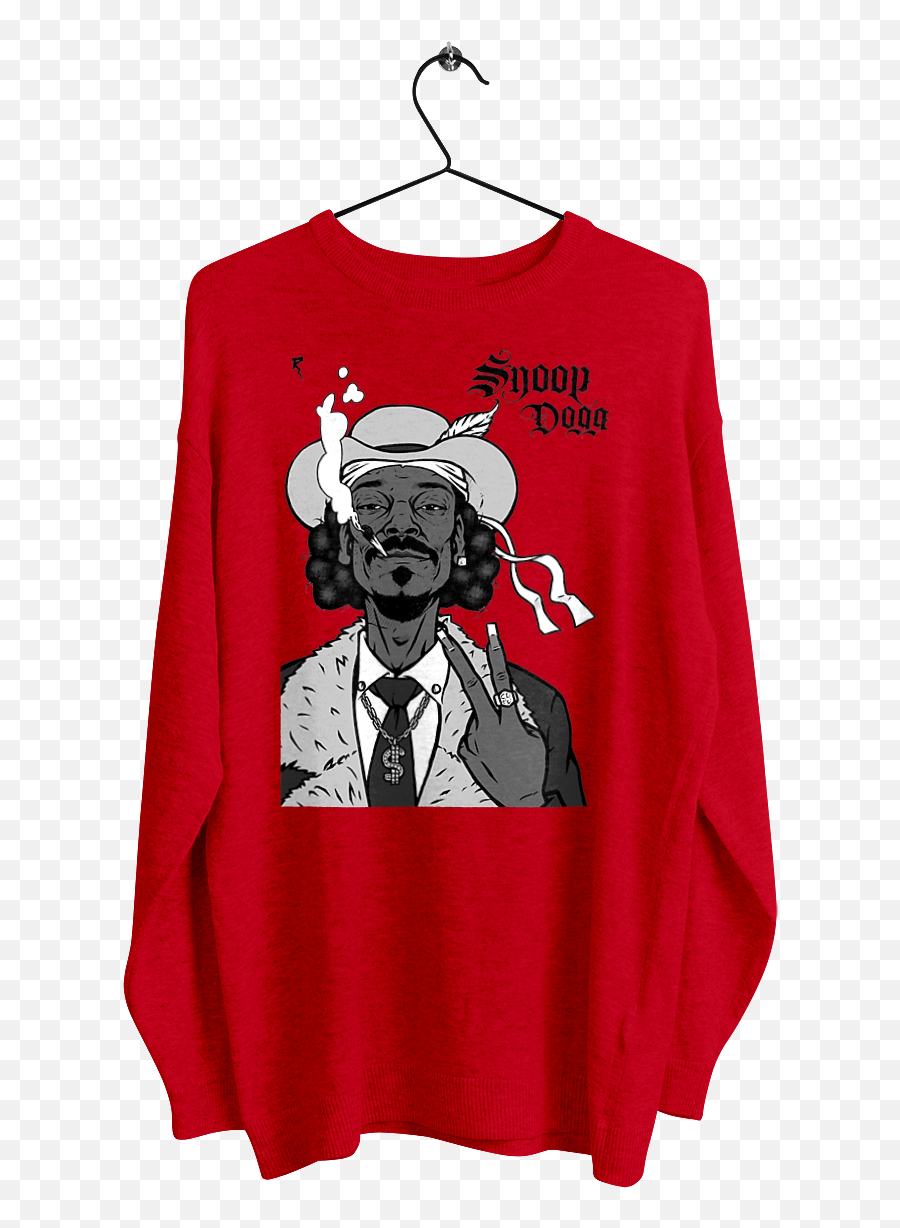 Womenu0027s Sweatshirt With Print Snoop Dogg With A Cigarette Emoji,Snoop Dog Emotion