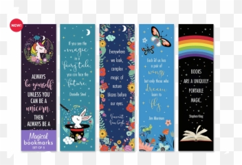 Re - Marks Magical Sayings Set Of 5 Different 2sided Bookmarks Emoji,Feelings And Emotions In Alphabetical Order