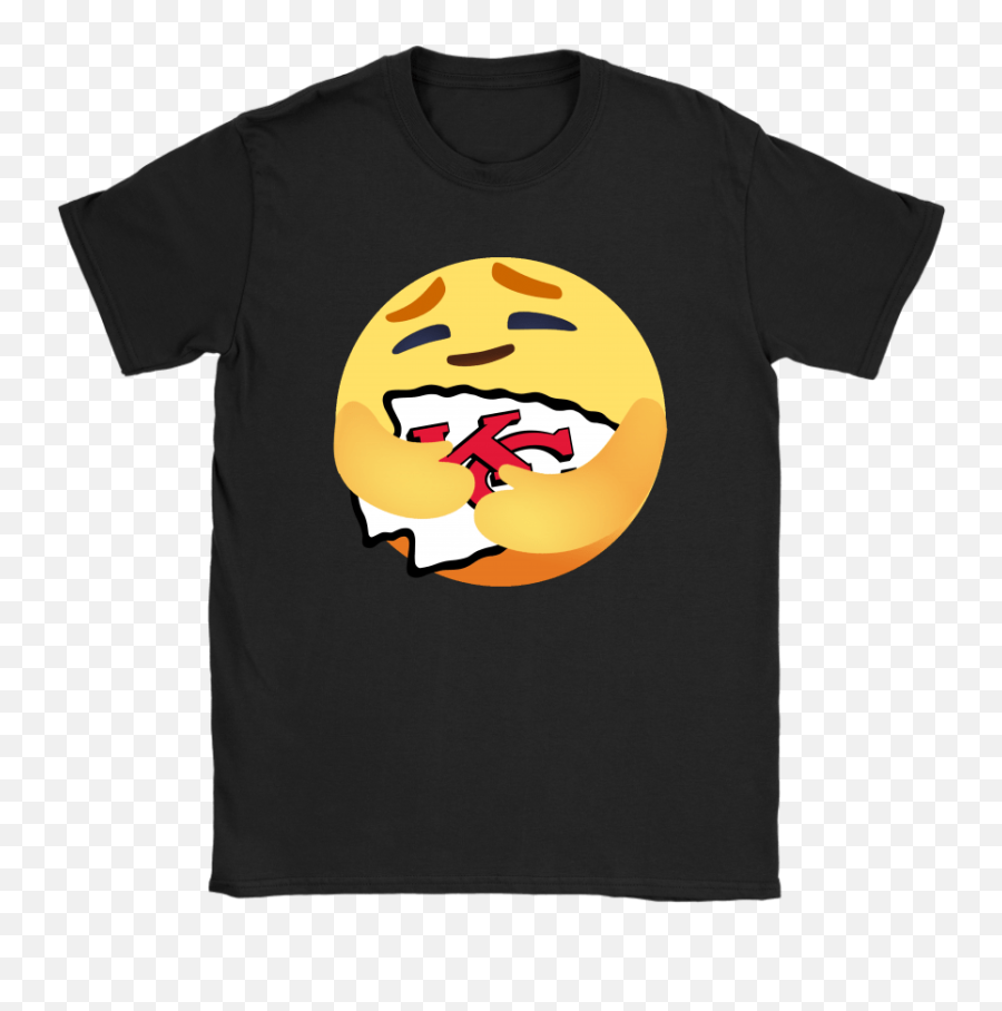 Love The Kansas City Chiefs Love Hug Facebook Care Emoji Nfl Shirts - Funny Star Trek Shirts,Deadpool Emoji