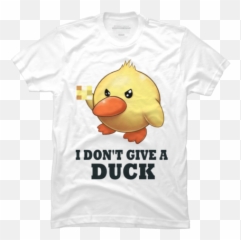 White Duck T - Shirts Design By Humans Emoji,Crazy Duck Emoticon