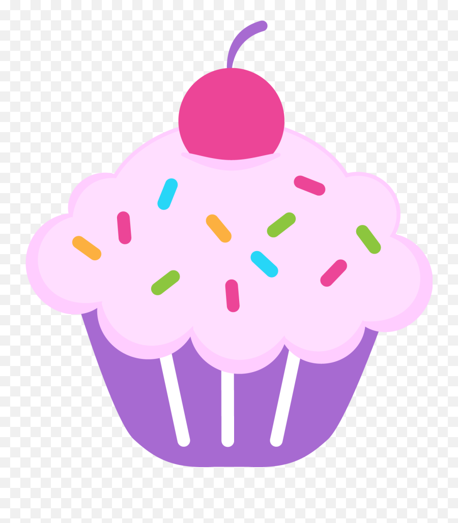 Cupcakes Dibujos - Cute Cupcake Clipart Emoji,Emoji Birthday Cupcakes