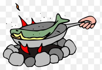 Triangle Clipart Fry - Fish Fry Clip Art Emoji,Magnifying Glass And Fish Emoji