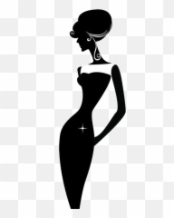 Silhouette Woman Royalty - Free Clip Art Black And White Emoji,Royalty Free D&d Emoticons
