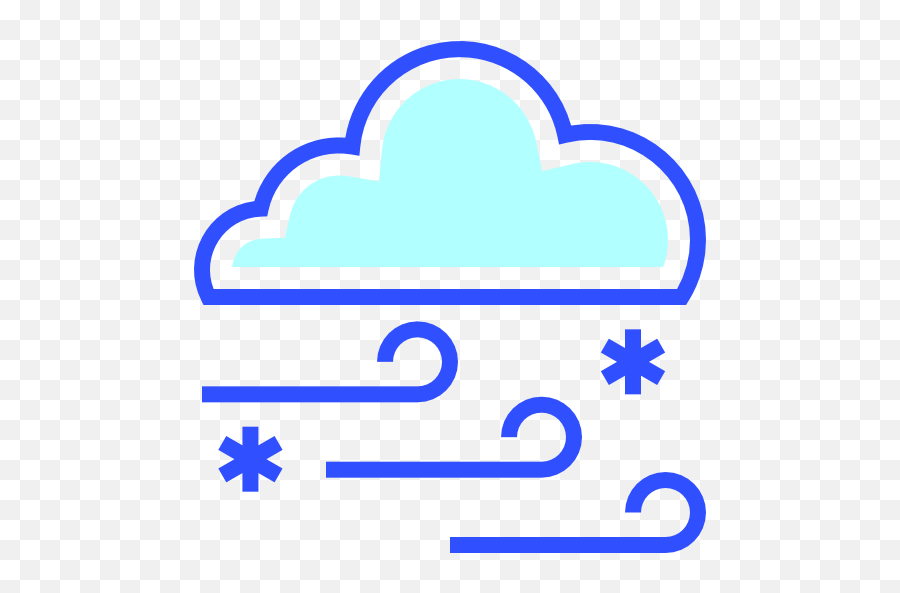 Blizzard - Free Nature Icons Emoji,Wind Cloud Emoji