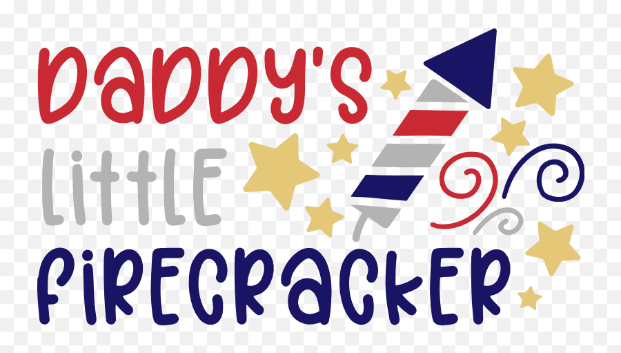 Daddyu0027s Little Firecracker Baby 4th Of July Free Svg File Emoji,Emoji Pyoyang