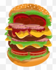 Big Burger Icon Transparent Png U0026 Svg Vector Emoji,Emoji Burger