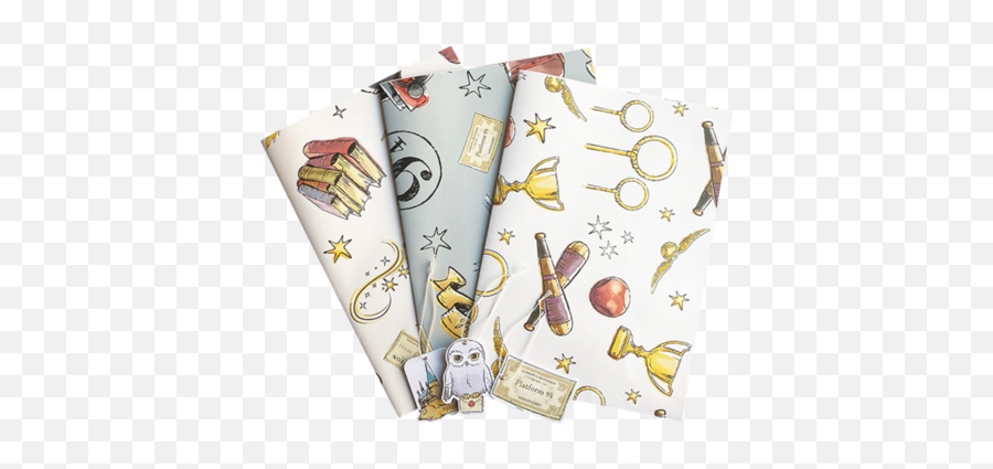 Harry Potter Stationery Harry Potter Shop Uk - Wrapping Paper Emoji,Harry Potter Glasses And Scar Emoji