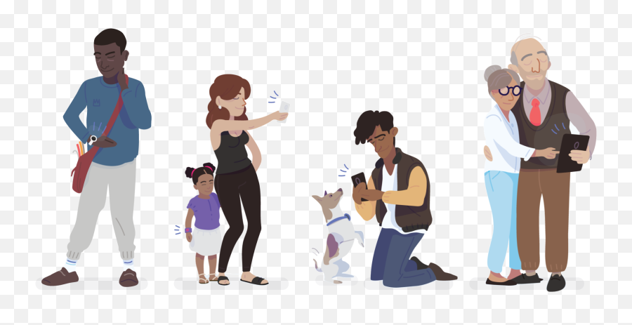 People On Phone Png U0026 Free People On Phonepng Transparent - Sharing Emoji,Emoticons For Cell Phones