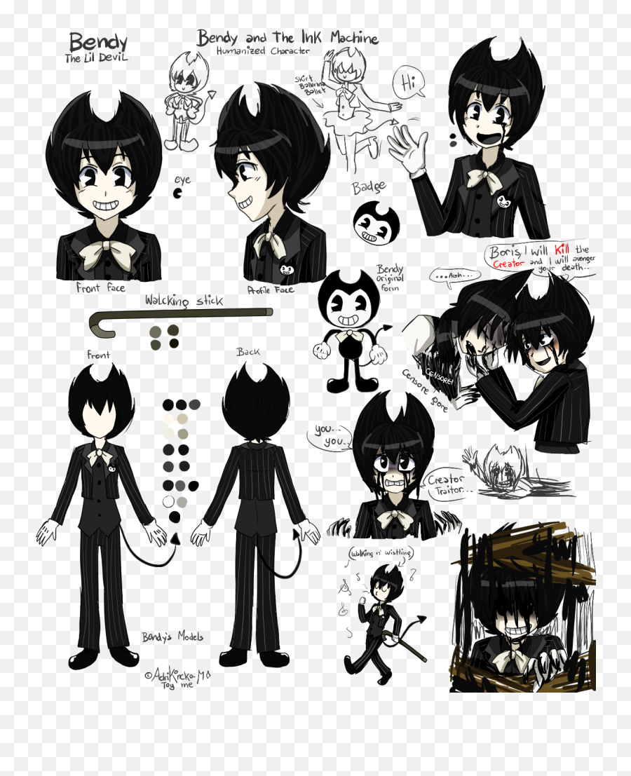 Bendy And The Ink Machine - Imagenes De Bendy And The Ink Machine Anime Emoji,Bendy Emotions