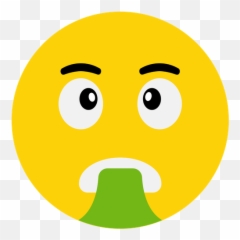 Sick Emoji Icon Of Flat Style - Happy,Hurt Face Emoji