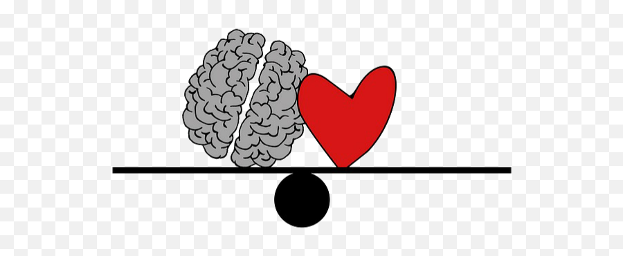 Brain Heart Emotions Love Sticker By Sandra - Heart And Mind Clipart Emoji,Valentine Emotions