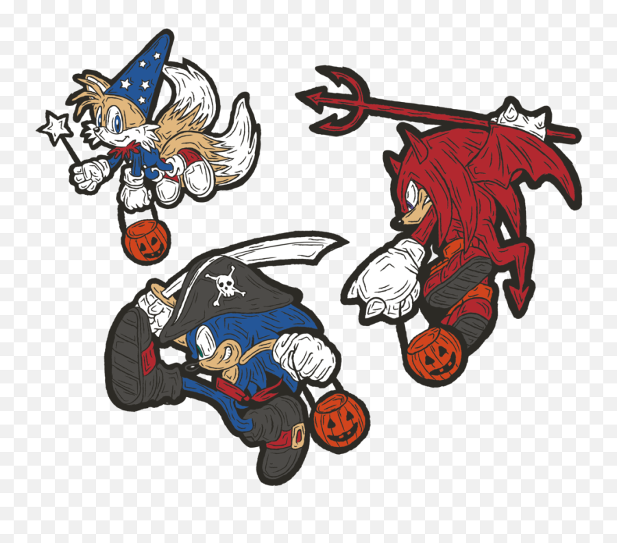 Sonic Character Art Design Of Today - Sonic Halloween Art Emoji,Halloween Emoji Art