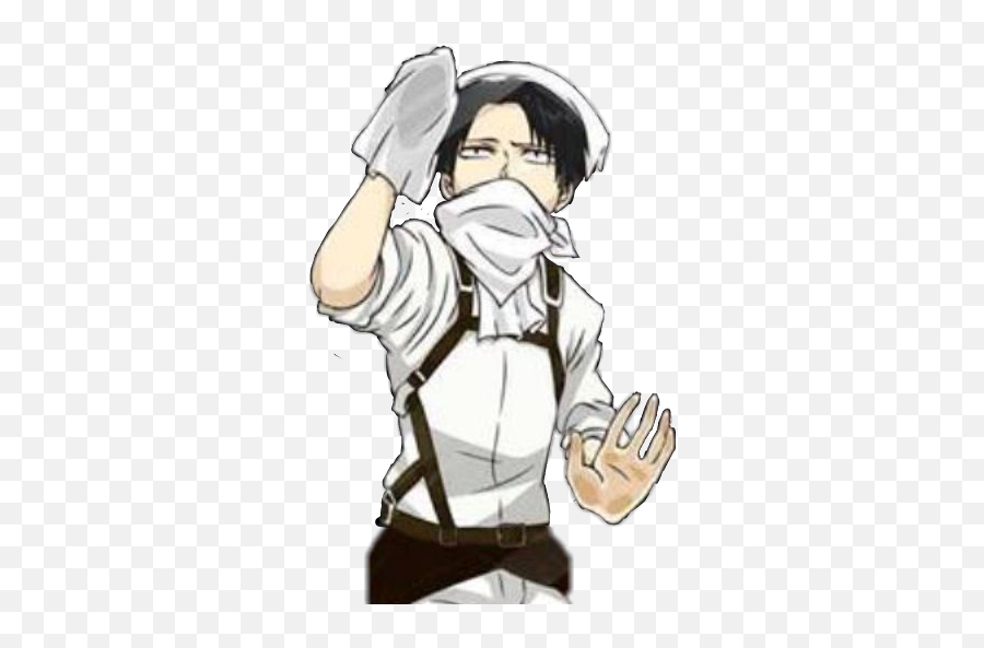 Attackontitan Attack - Levi Stickers Emoji,Housework Emoji