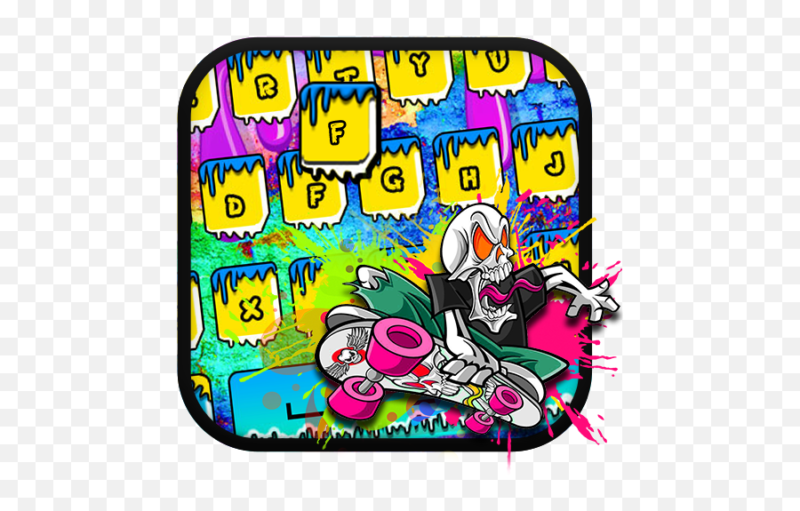 Skate Graffiti - Keyboard Theme Apps En Google Play Fictional Character Emoji,Emojis Bonitos Skate Graffiti - Keyboard Theme Apps En Google Play Fictional Character Emoji,Emojis Bonitos