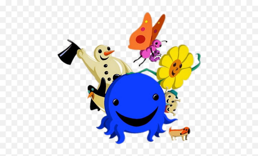 Oswald The Octopus And His Friends - Oswald The Octopus Emoji,Facebook Octopus Emoticon