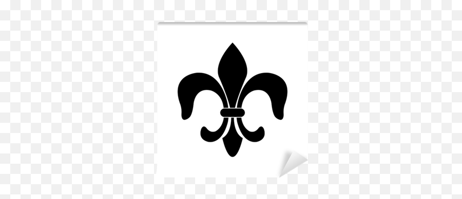 Fleur - Delis Vector Wall Mural U2022 Pixers We Live To Change 100 Emoji,Fleur De Lis Emoticon