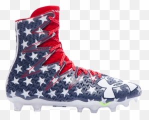American Flag Football Cleats Youth - Football High Top Cleats Emoji,Emoji Cleats