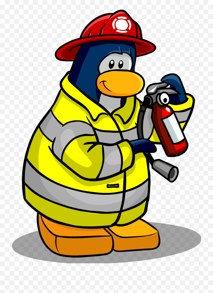 Firefighter Club Penguin Wiki Fandom - Penguin Firefighter Emoji,Firetruck Emoji
