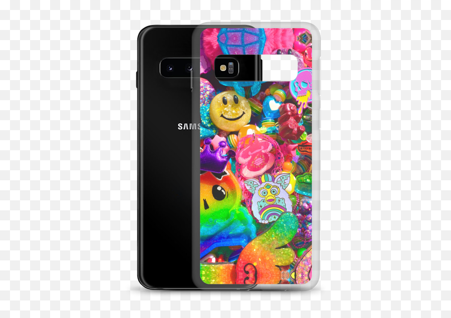 Neon Rainbow Collage Samsung Case - Samsung Emoji,Emoticon S8 Plus