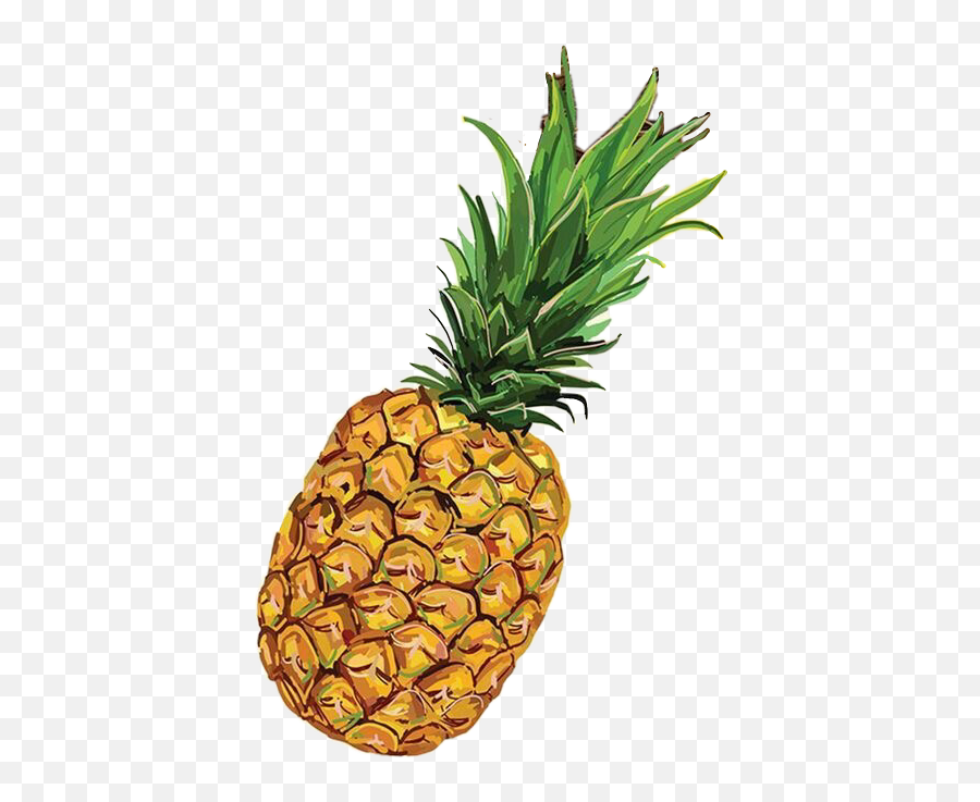 The Coolest Pineapple Stickers - Tropical Summer Emoji,Avocado And Pineapple Emojis Together