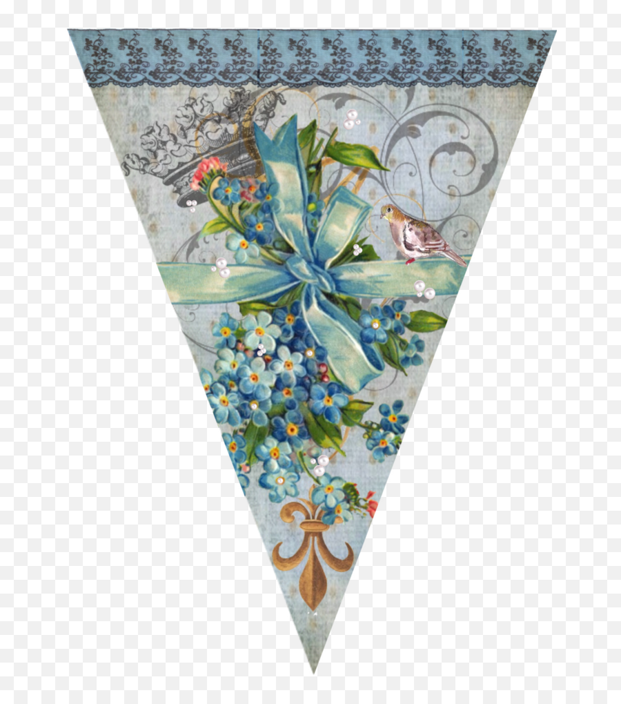 Synttärit Ideas In 2021 - Floral Triangle Banners Png Emoji,Como Hacer Lapiceros Para Nenas De Emojis Con Latas