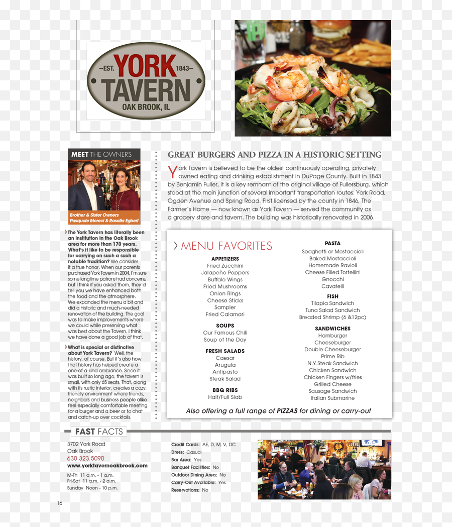 Menu Guide 2020 York Tavern Archives Westsuburbanlivingnet - Diet Food Emoji,Chicken Emoticons For Facebook