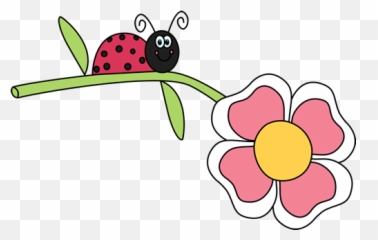 Ladybug Clip Art - Ladybug On Flower Clipart Emoji,What Is The Termite, Ladybug Emoticon