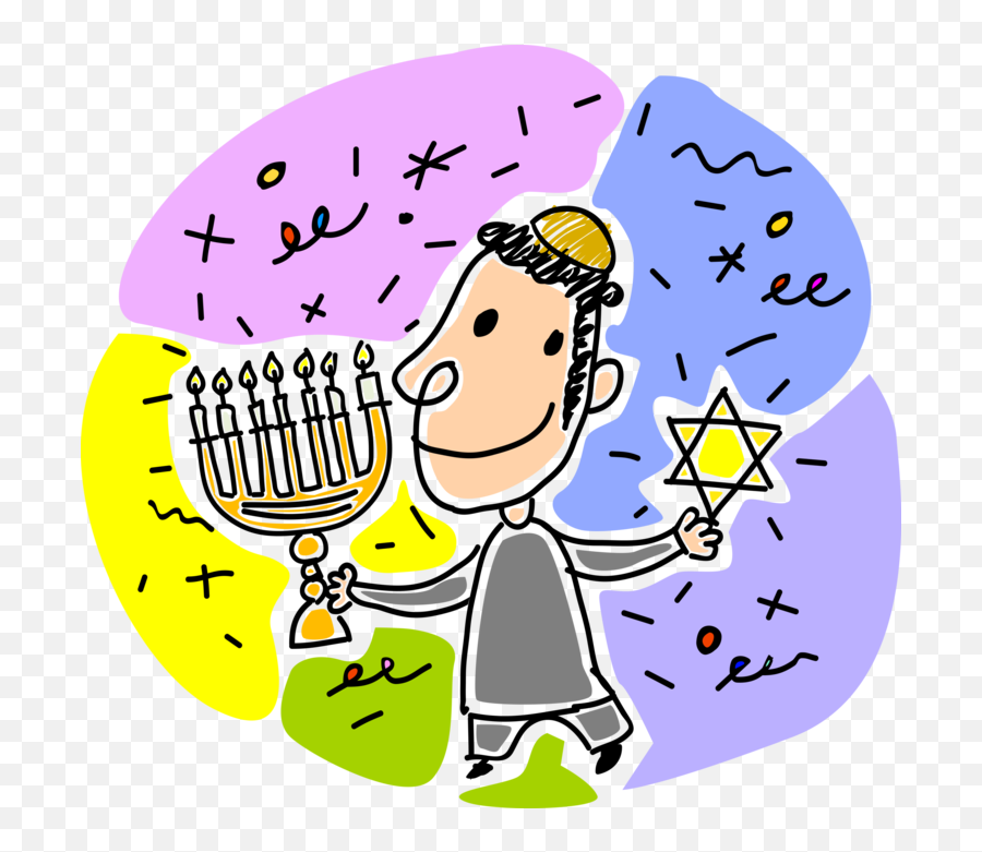 Menorah Clipart Png - Jewish Boy In Synagogue With Menorah Wine Glass Emoji,Menorah Emoji