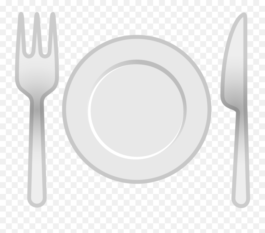 Fork And Knife With Plate Emoji Meaning With Pictures - Fork And Knife Emoji Png,Eating Emoji