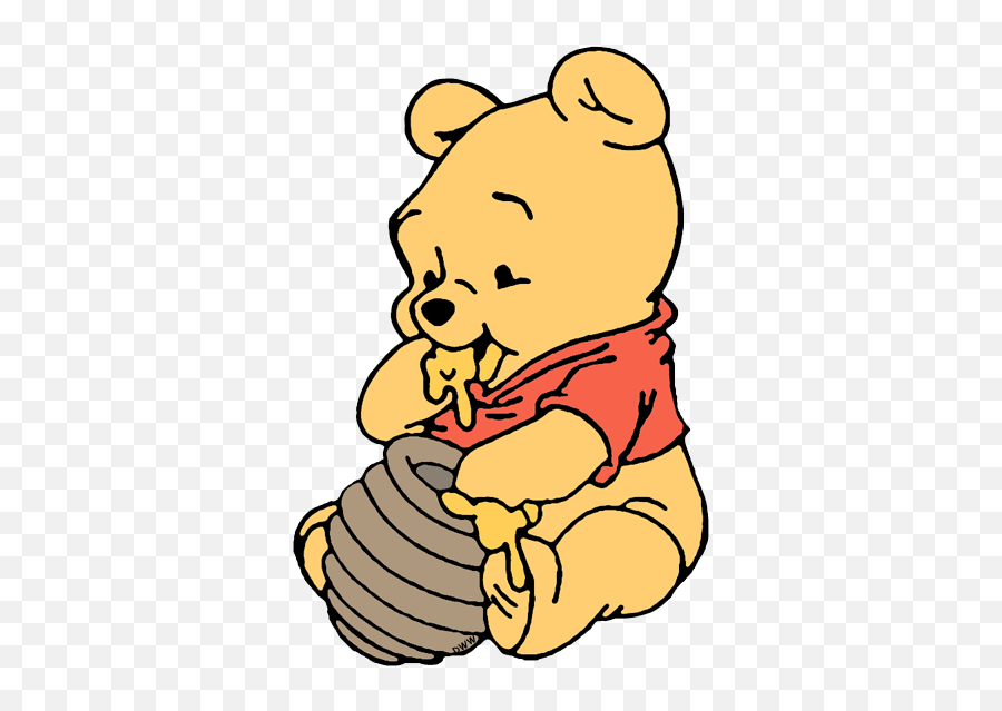 Clipart Winnie The Pooh Baby - Novocomtop Winne The Pooh Coloring Pages E.....