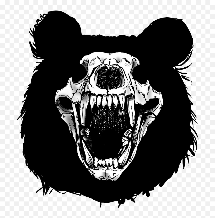 Bear Skull U2013 Artofit - Bear Skull Art Emoji,Lightning Skull Emoji