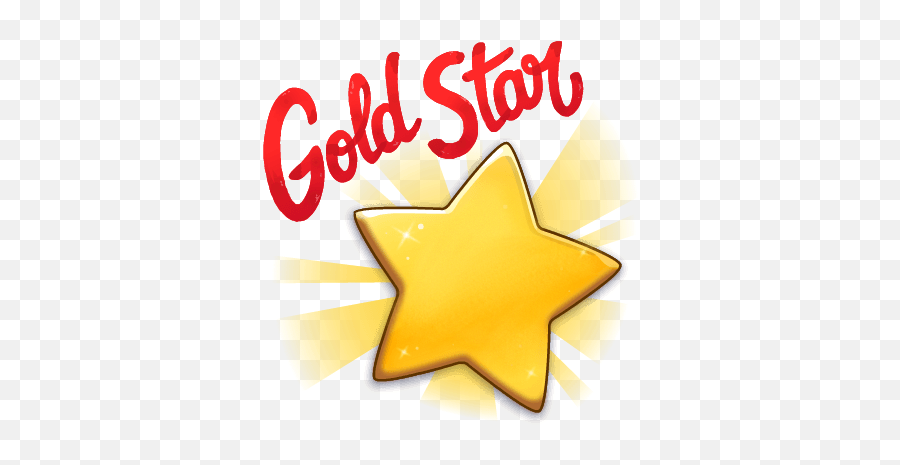 Star Goldstar Gold Award Good Sticker - Language Emoji,Gold Star Emoji