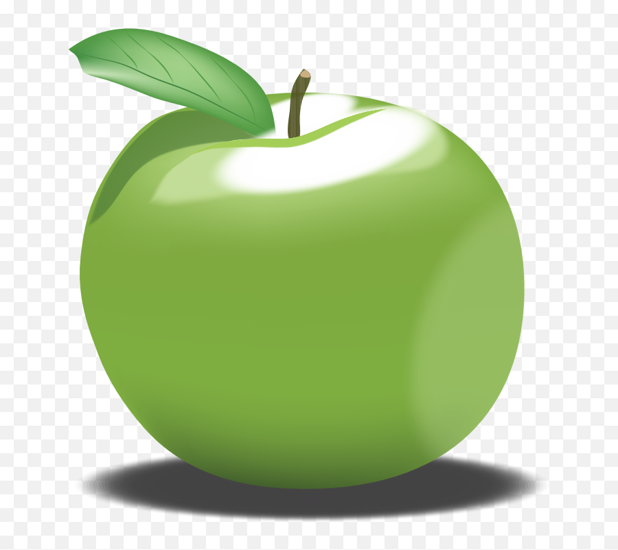 Shiny Green Apple Clip Art Image - Clipsafari Clip Art Apple Fruit Emoji,Shiny Emoji