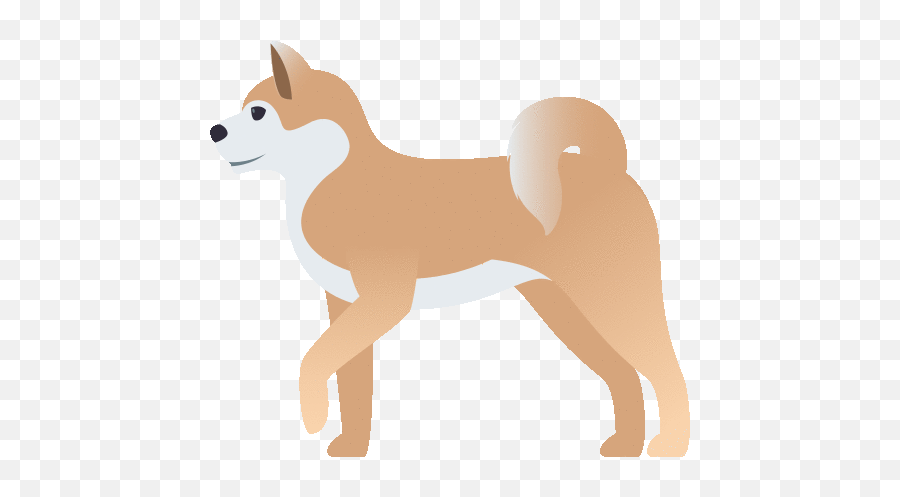 Dog Nature Gif - Dog Nature Joypixels Discover U0026 Share Gifs Akita Emoji,Norwegian Flag Emoji