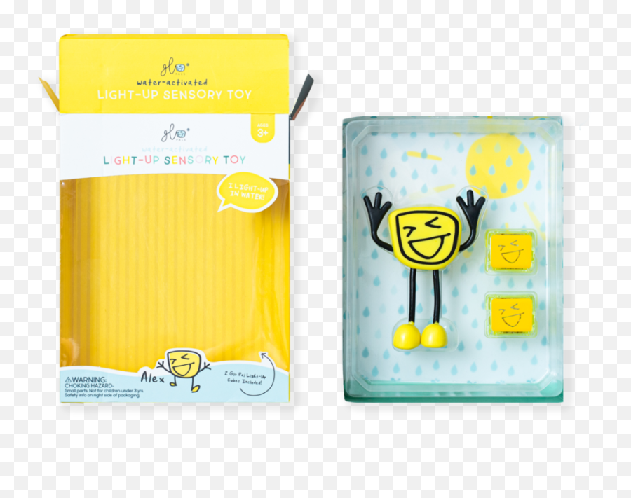 Bathtime - Glo Pals Alex Yellow Emoji,Scandroid Emoticon