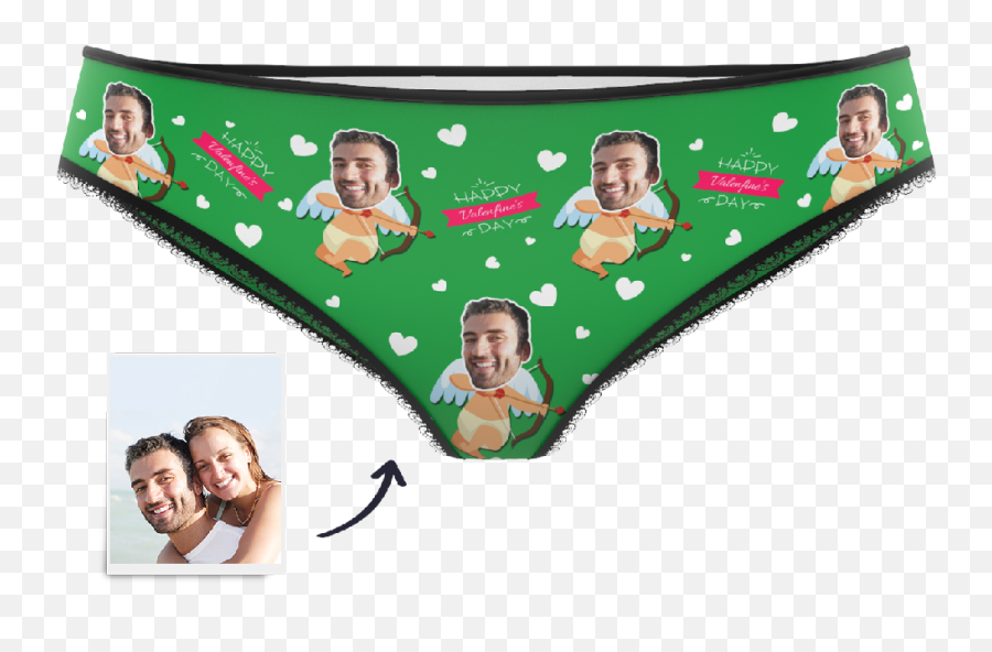 Cupid Custom Face Colorful Panties - For Adult Emoji,Panties Emoji