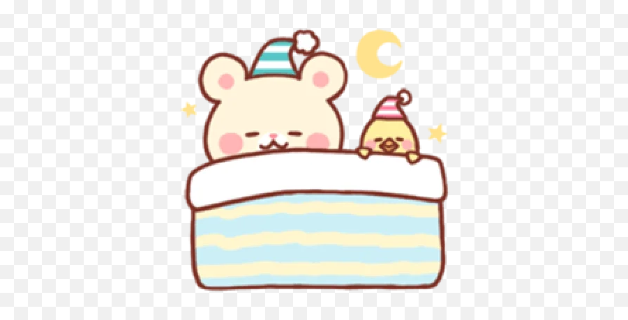 Telegram Sticker 35 From Collection Bear U0026 Bunny Emoji,Kakao Emojis Happy Birthday