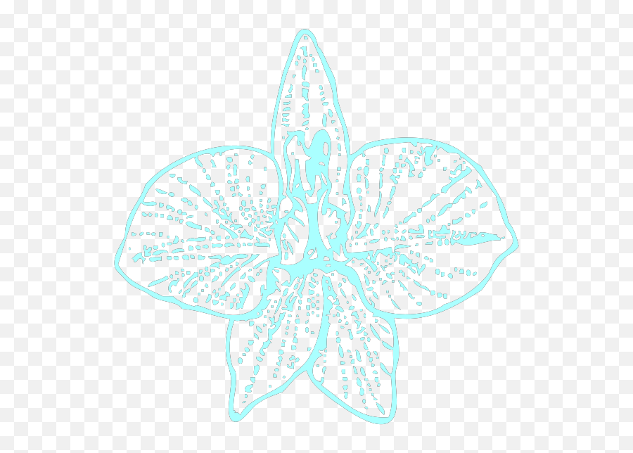 Blue Orchid Clip Art Png Svg Clip Art For Web - Download Larkspur Flower Tattoo Emoji,Orchid Emoji